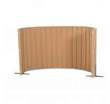 Angeles Quiet Divider® with Sound Sponge® 48″ x 10′ Wall – Natural Tan